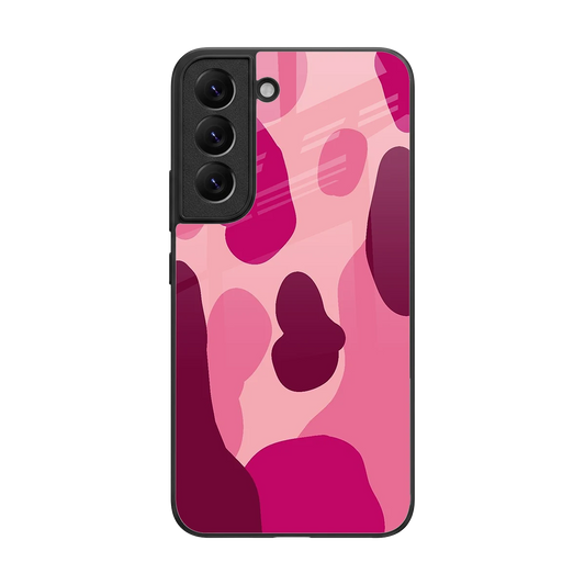 Pink Carousel back phone cover | glass case for samsung galaxy s22