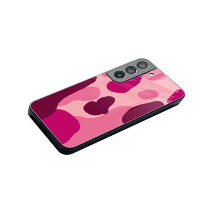 Pink Carousel stylish phone case for samsung galaxy s22 | glossy glass and slim fit