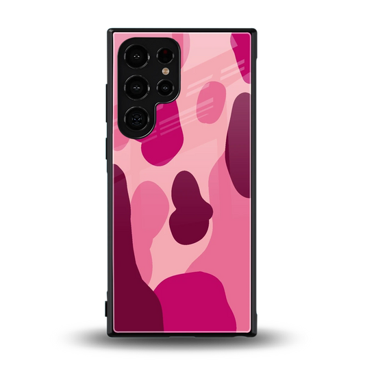 Pink Carousel back phone cover | glass case for samsung galaxy s24 ultra
