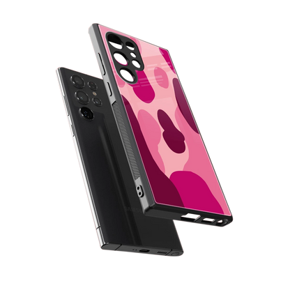 Pink Carousel sleek samsung galaxy s23 ultra cover with tempered glass back and TPU edges