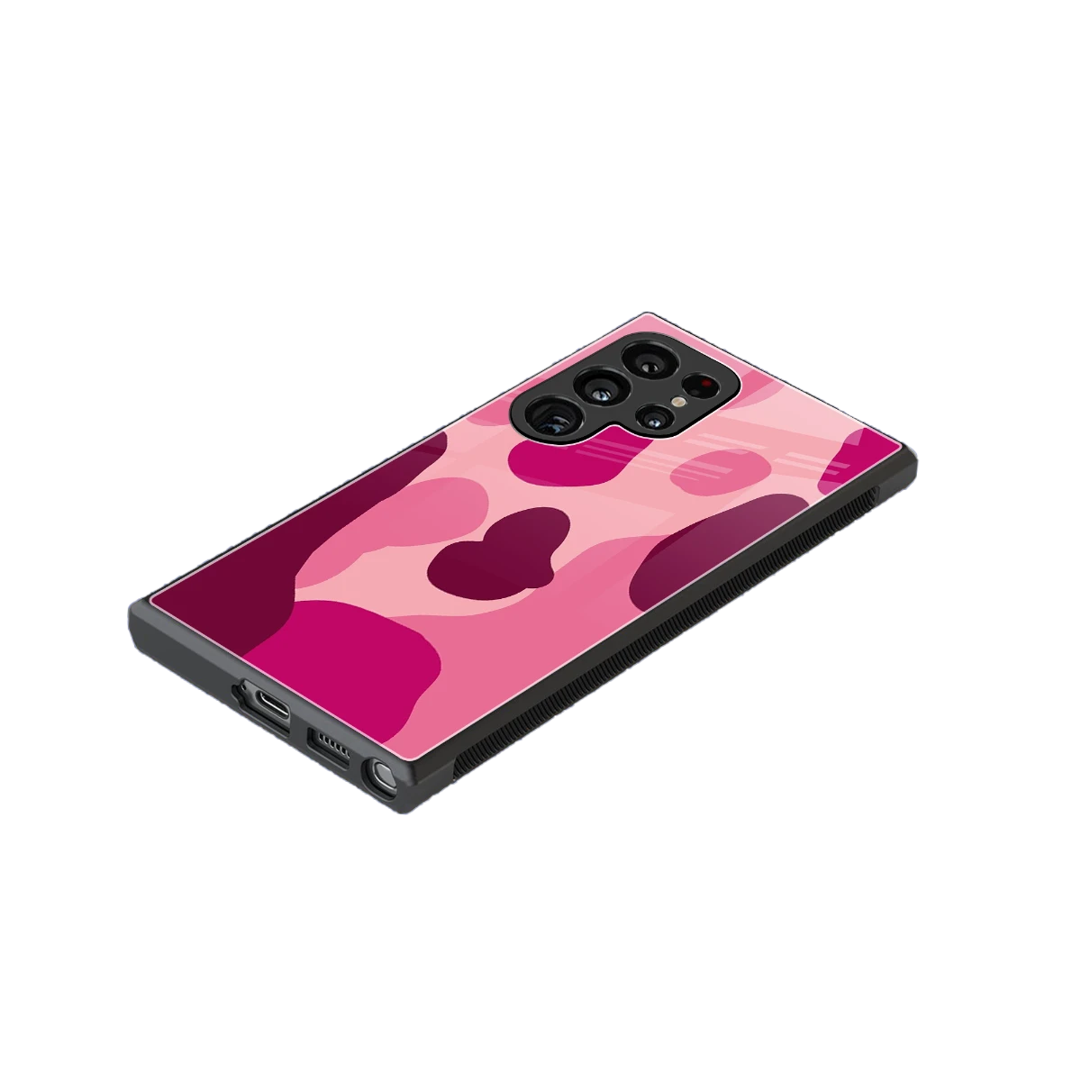 Pink Carousel stylish phone case for samsung galaxy s24 ultra | glossy glass and slim fit