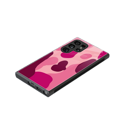 Pink Carousel stylish phone case for samsung galaxy s24 ultra | glossy glass and slim fit