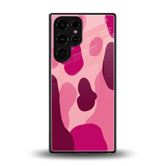 Pink Carousel back phone cover | glass case for samsung galaxy s25 ultra