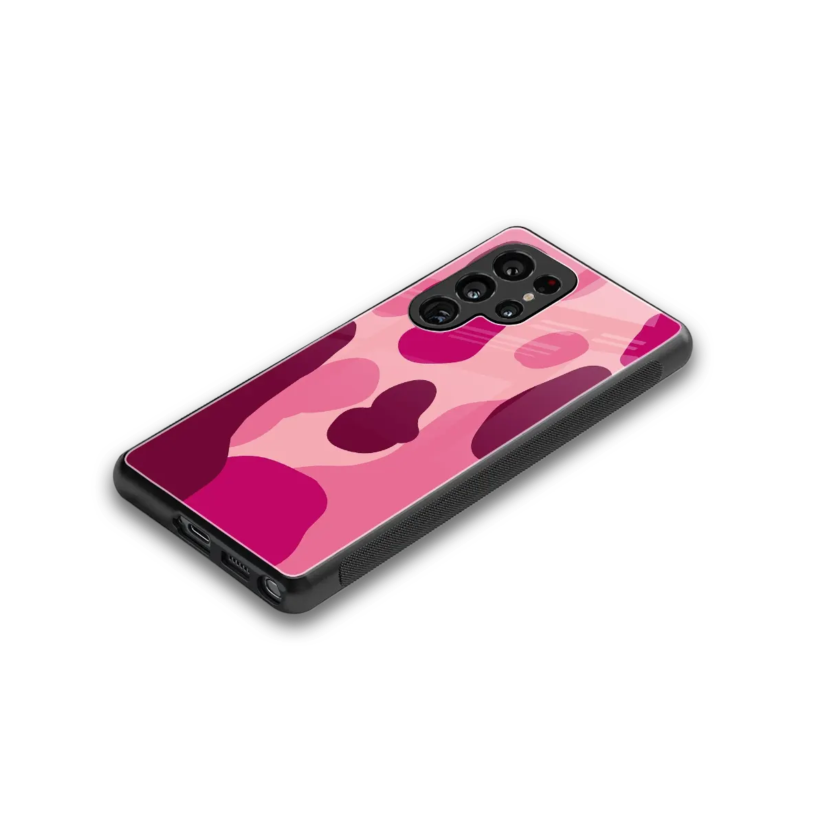 Pink Carousel stylish phone case for samsung galaxy s25 ultra | glossy glass and slim fit