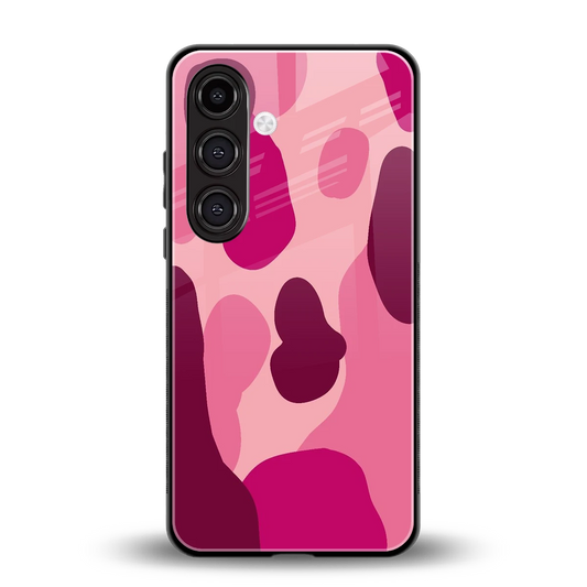 Pink Carousel back phone cover | glass case for samsung galaxy s24