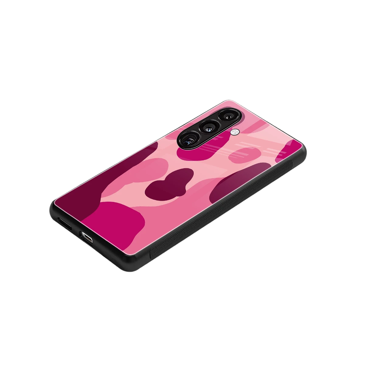 Pink Carousel stylish phone case for samsung galaxy s24 | glossy glass and slim fit