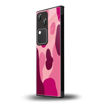 Pink Carousel vivo v30 mobile cover | shockproof glass phone case