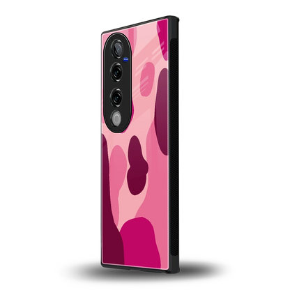 Pink Carousel vivo v40 pro mobile cover | shockproof glass phone case
