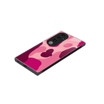 Pink Carousel stylish phone case for vivo v40 pro | glossy glass and slim fit
