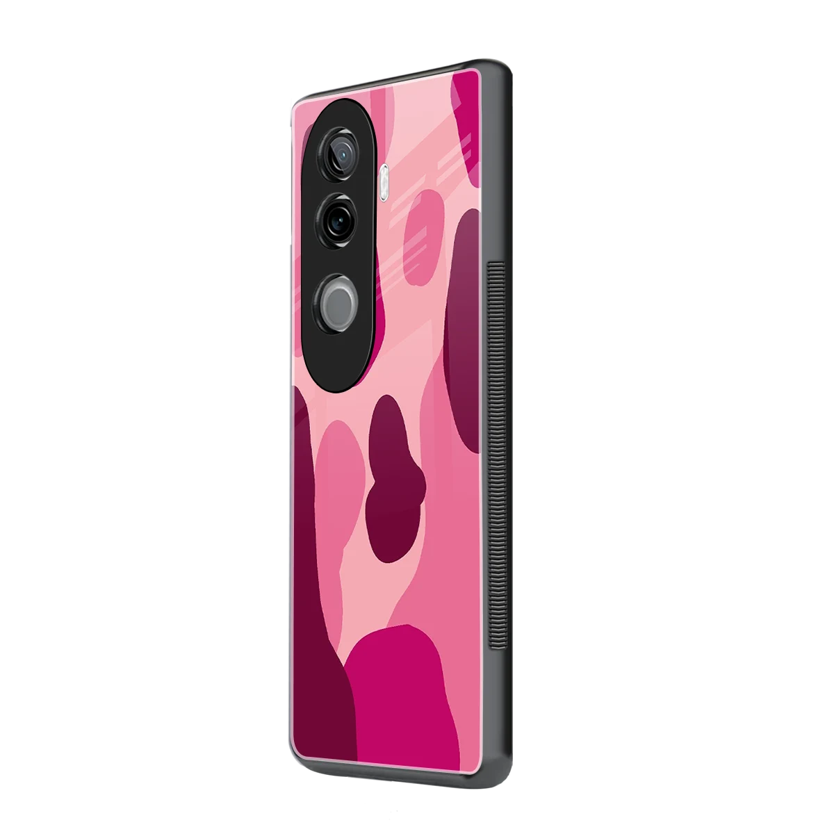 Pink Carousel vivo v40e mobile cover | shockproof glass phone case