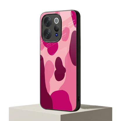 Pink Carousel vivo v70 elite mobile cover | shockproof glass phone case