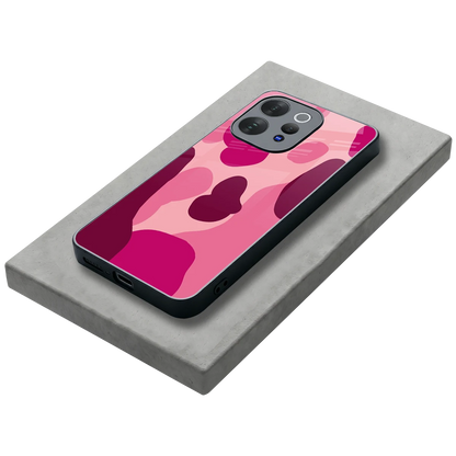 Pink Carousel stylish phone case for vivo v70 | glossy glass and slim fit