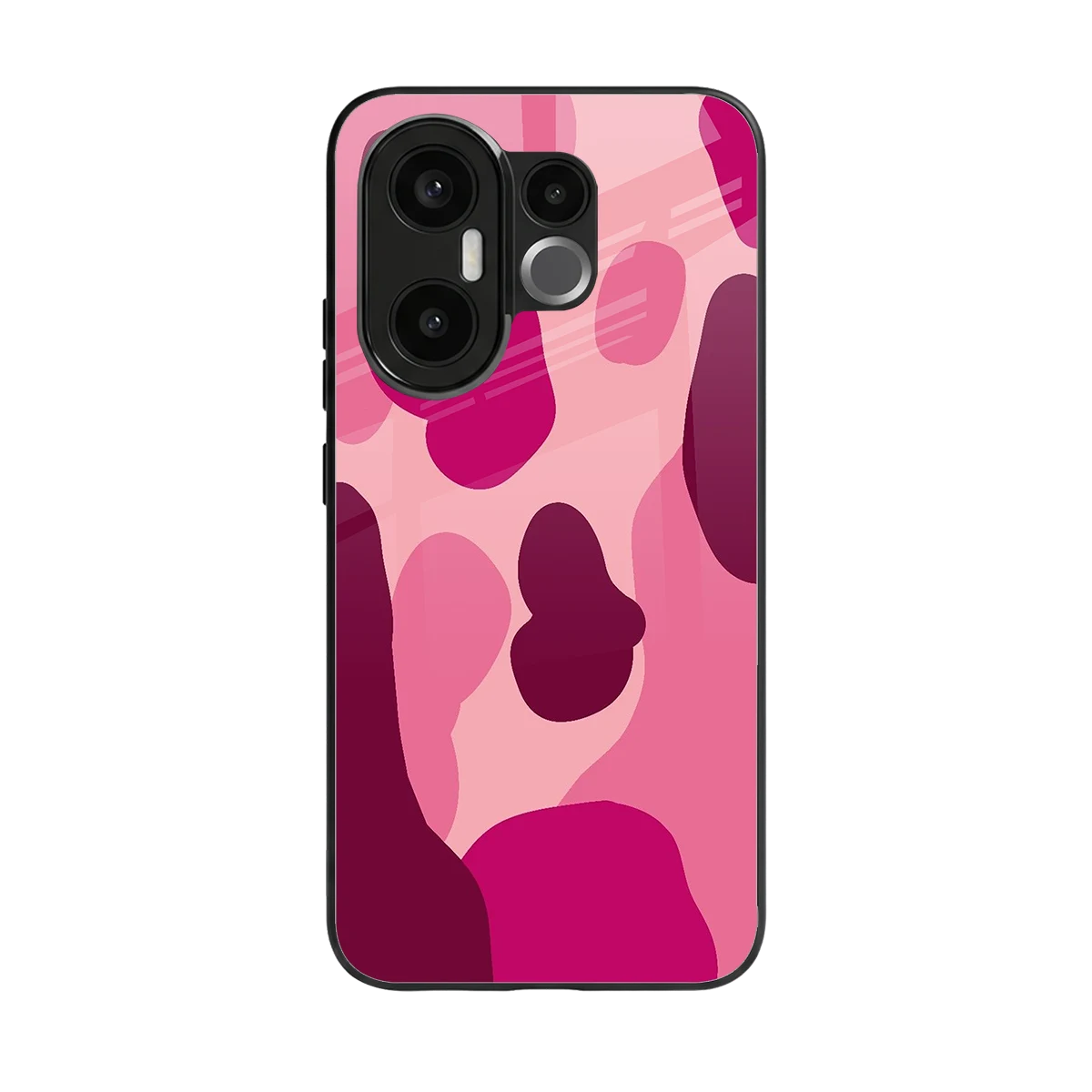 Pink Carousel back phone cover | glass case for vivo x200 fe