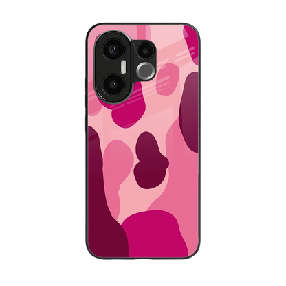 Pink Carousel back phone cover | glass case for vivo x200 fe