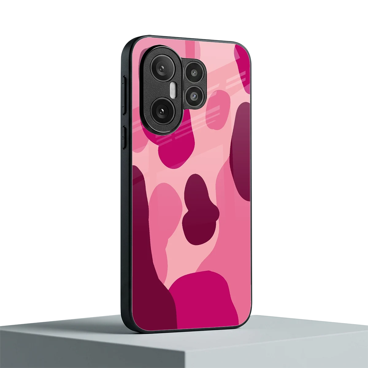 Pink Carousel vivo x200 fe mobile cover | shockproof glass phone case