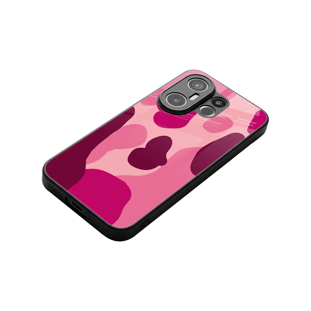Pink Carousel stylish phone case for vivo x200 fe | glossy glass and slim fit