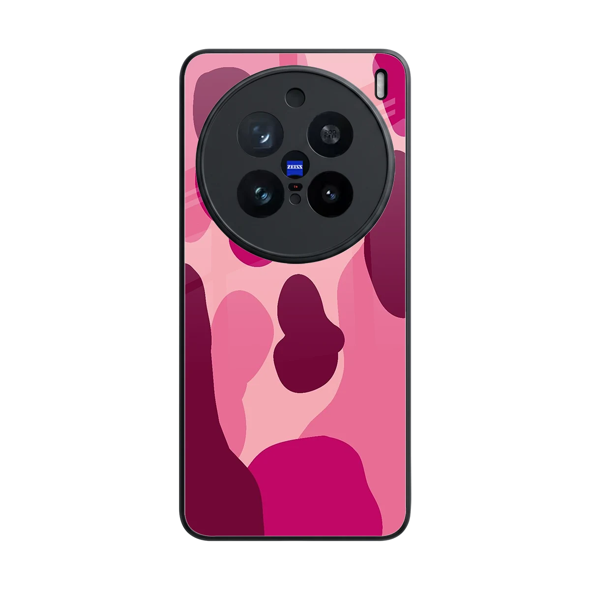 Pink Carousel back phone cover | glass case for vivo x200 pro