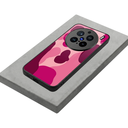 Pink Carousel stylish phone case for vivo x200 pro | glossy glass and slim fit