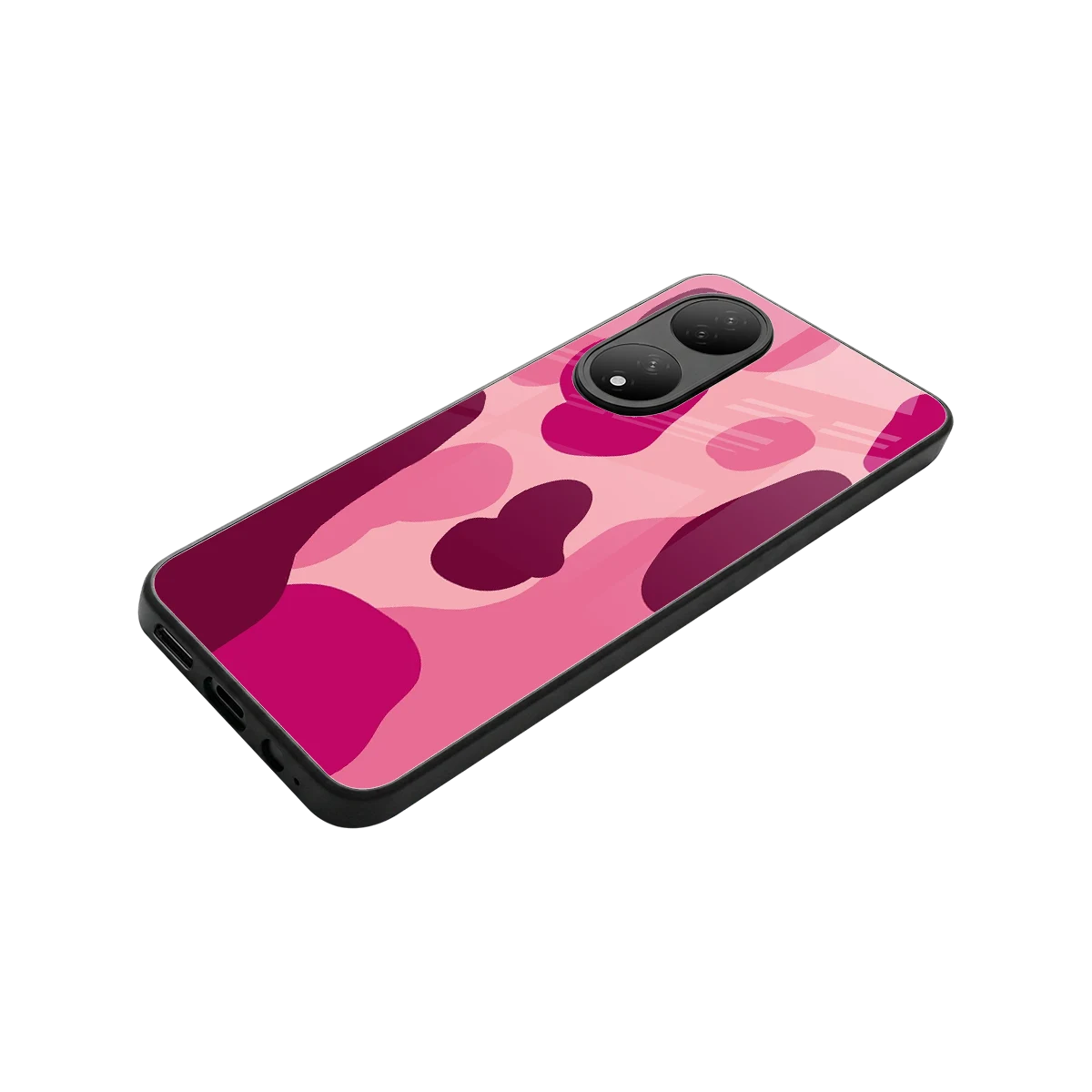 Pink Carousel stylish phone case for Vivo-y100 | glossy glass and slim fit