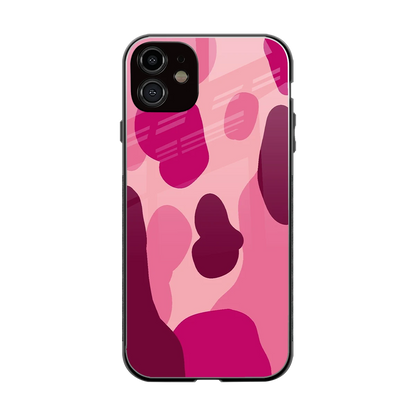 Pink Carousel back phone cover | glass case for iphone 12