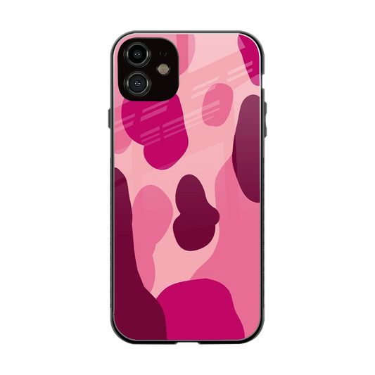Pink Carousel back phone cover | glass case for iphone 12