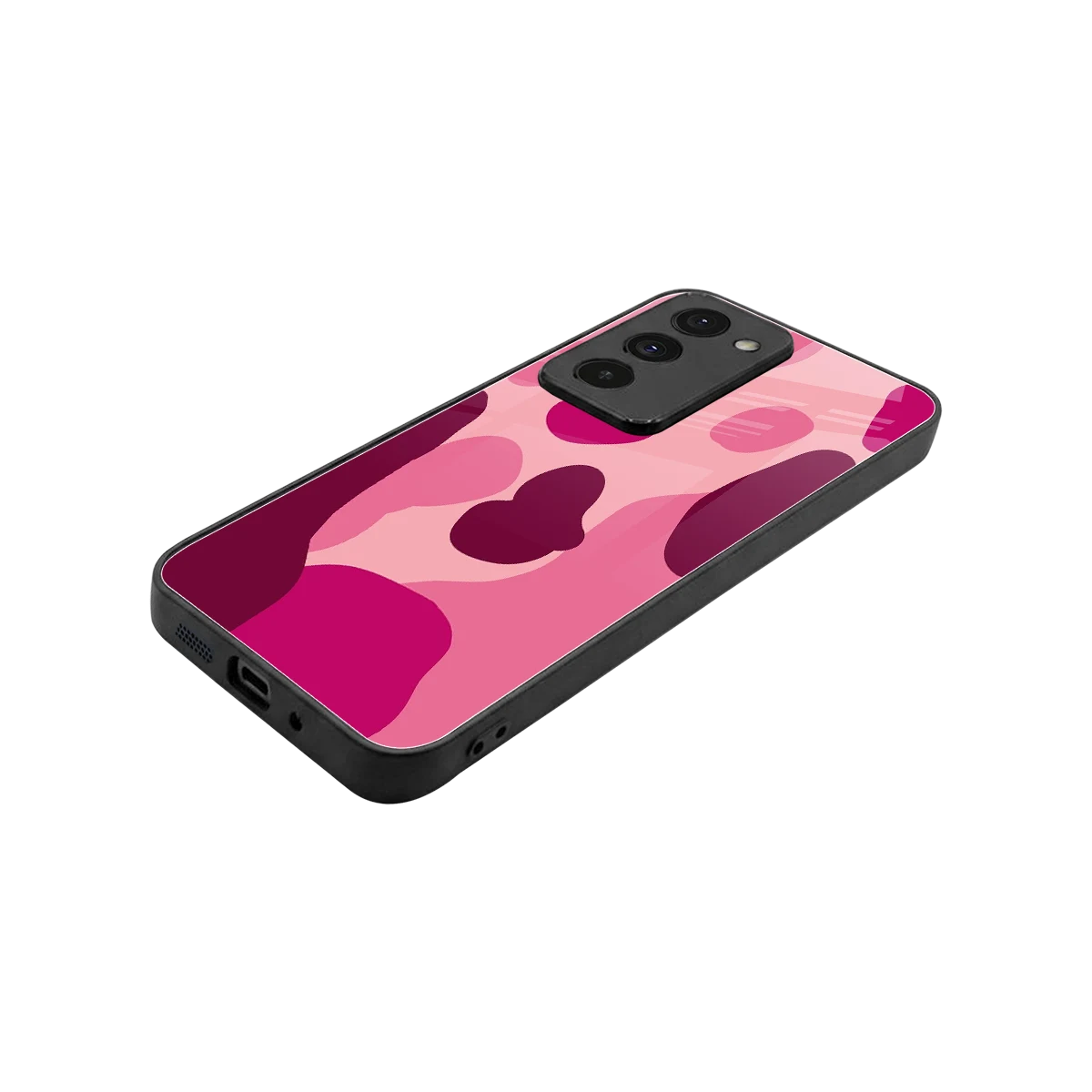 Pink Carousel stylish phone case for redmi 15 5g | glossy glass and slim fit