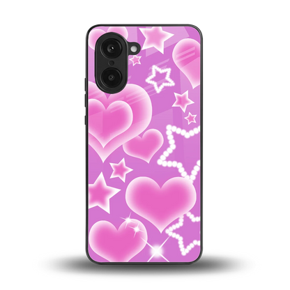 Pink Celestia back phone cover | glass case for oneplus nord ce5 5g