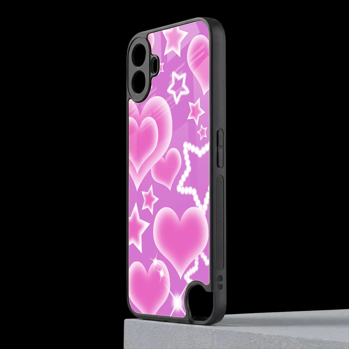 Pink Celestia cmf nothing phone 1 mobile cover | shockproof glass phone case