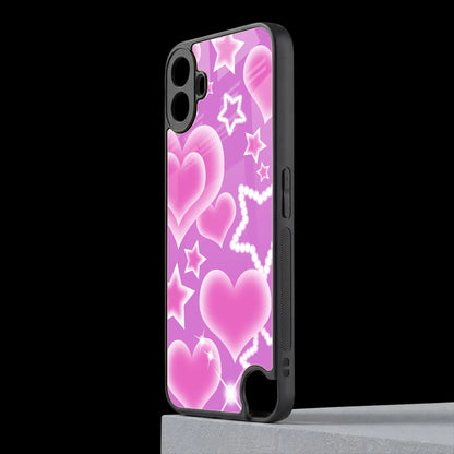 Pink Celestia cmf nothing phone 1 mobile cover | shockproof glass phone case