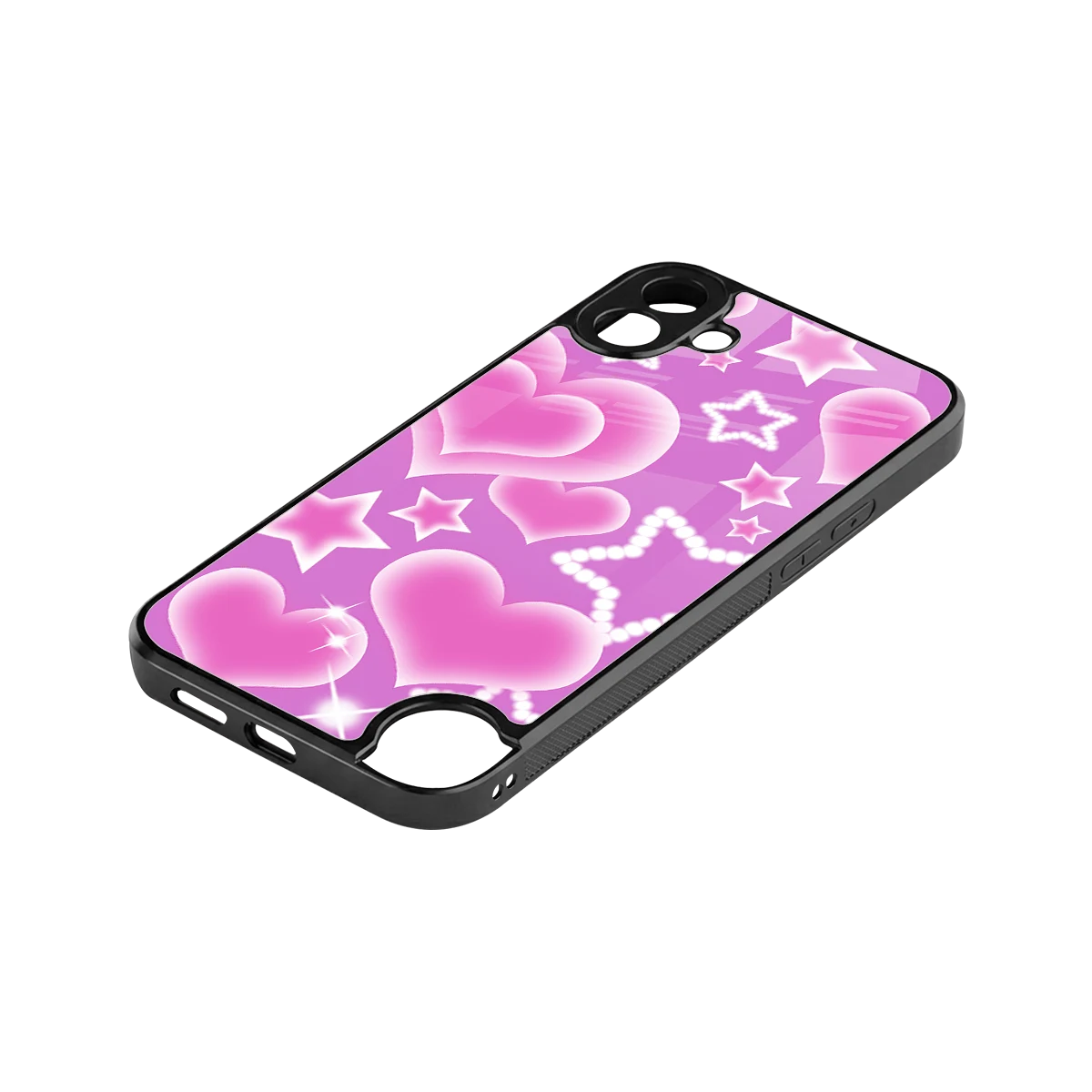 Pink Celestia stylish phone case for cmf nothing phone 1 | glossy glass and slim fit