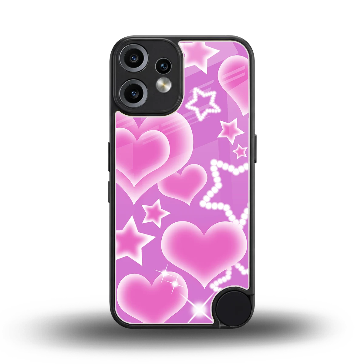 Pink Celestia back phone cover | glass case for cmf nothing phone 2 pro