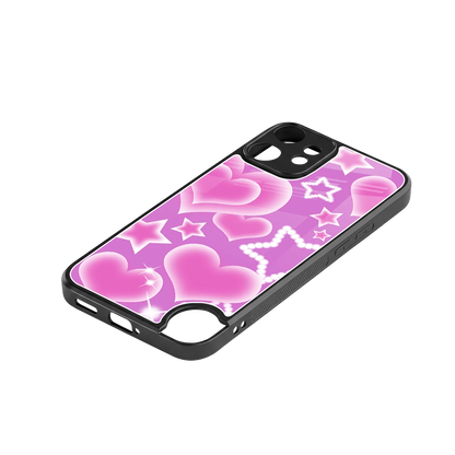 Pink Celestia stylish phone case for cmf nothing phone 2 pro | glossy glass and slim fit