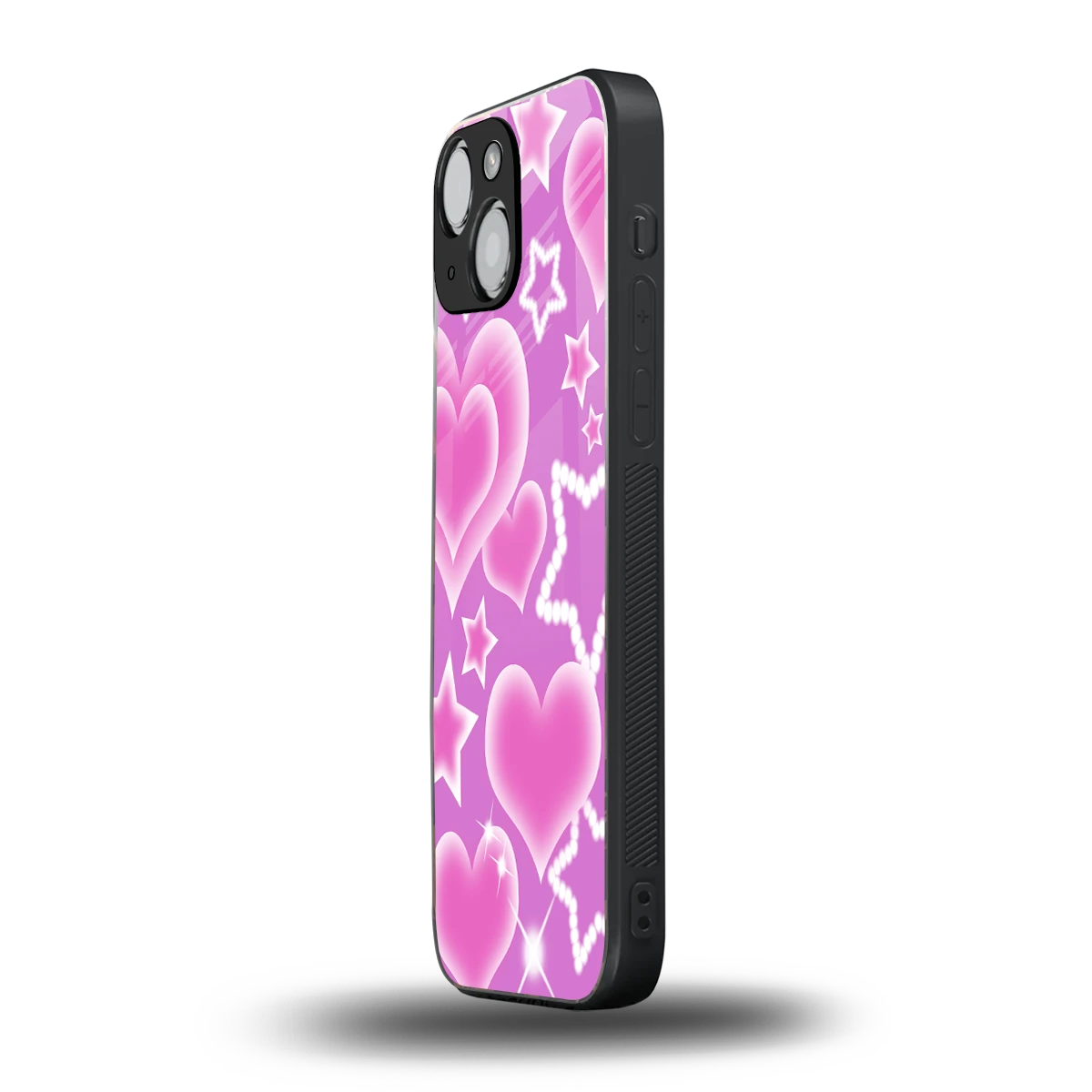 Pink Celestia iphone 13 mini mobile cover | shockproof glass phone case
