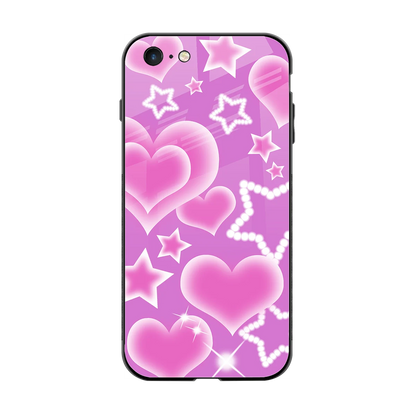 Pink Celestia back phone cover | glass case for iphone 6s