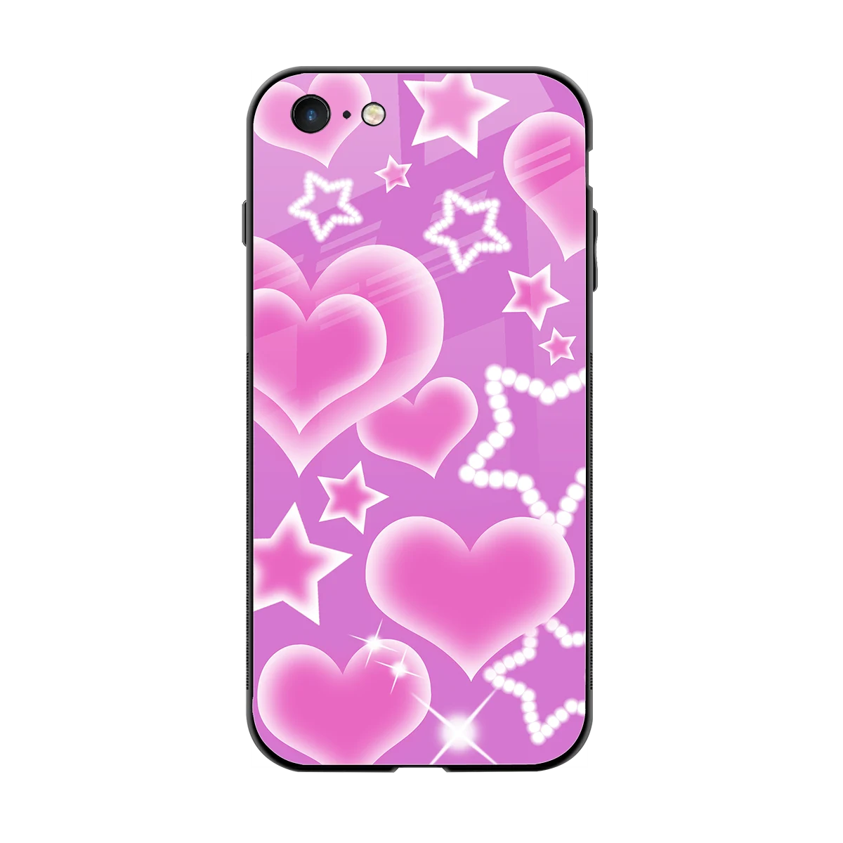 Pink Celestia back phone cover | glass case for iphone 6s plus