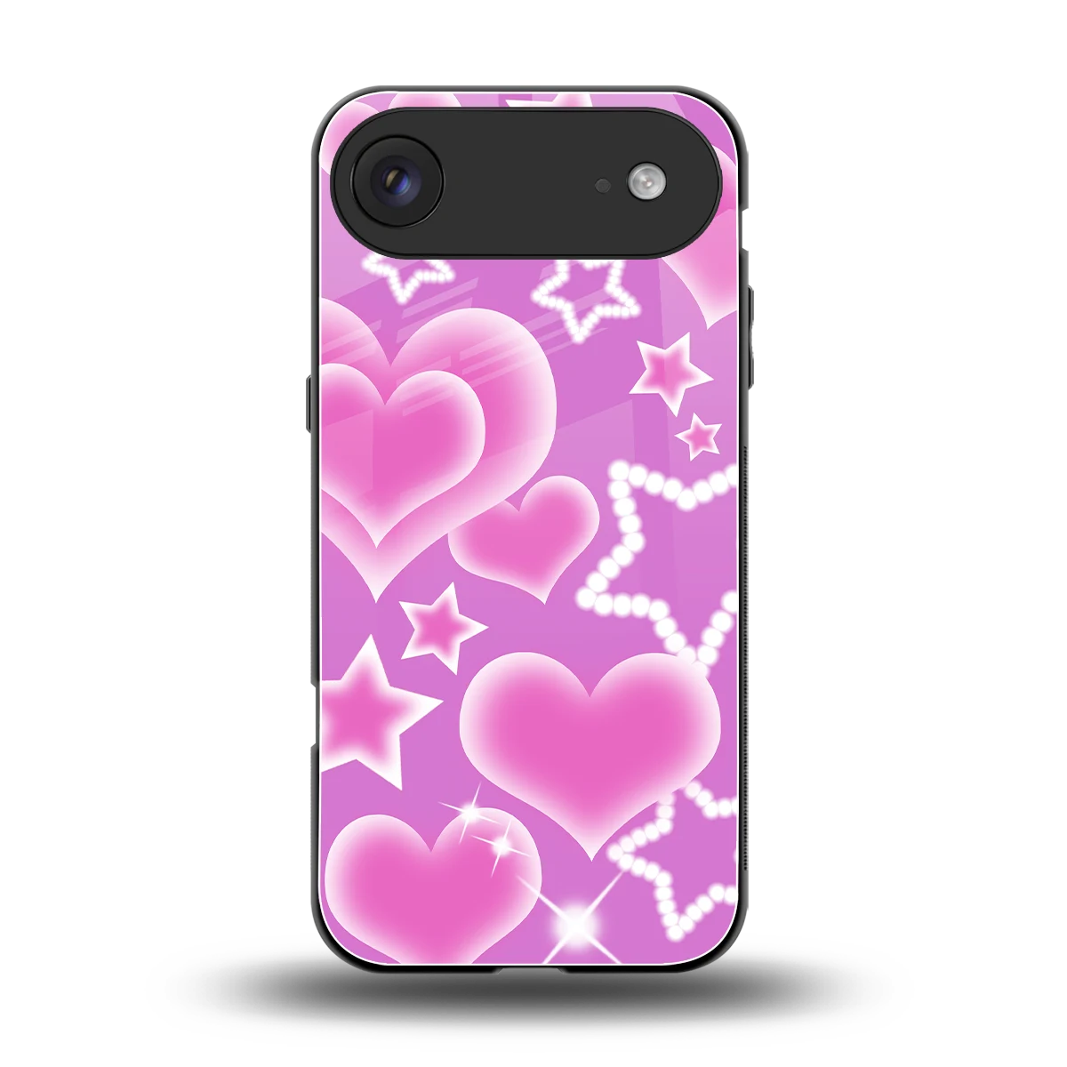 Pink Celestia back phone cover | glass case for iphone air