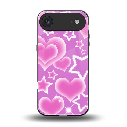 Pink Celestia back phone cover | glass case for iphone air