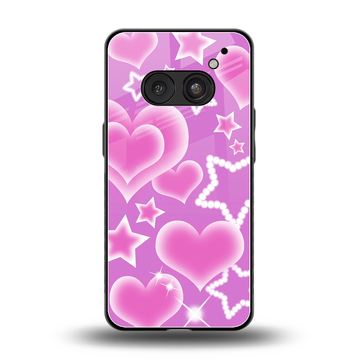 Pink Celestia back phone cover | glass case for nothing phone 2a