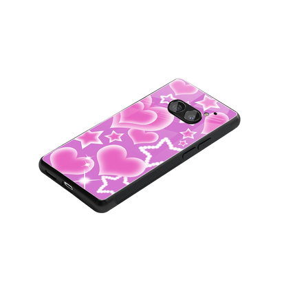 Pink Celestia stylish phone case for nothing phone 2a plus | glossy glass and slim fit