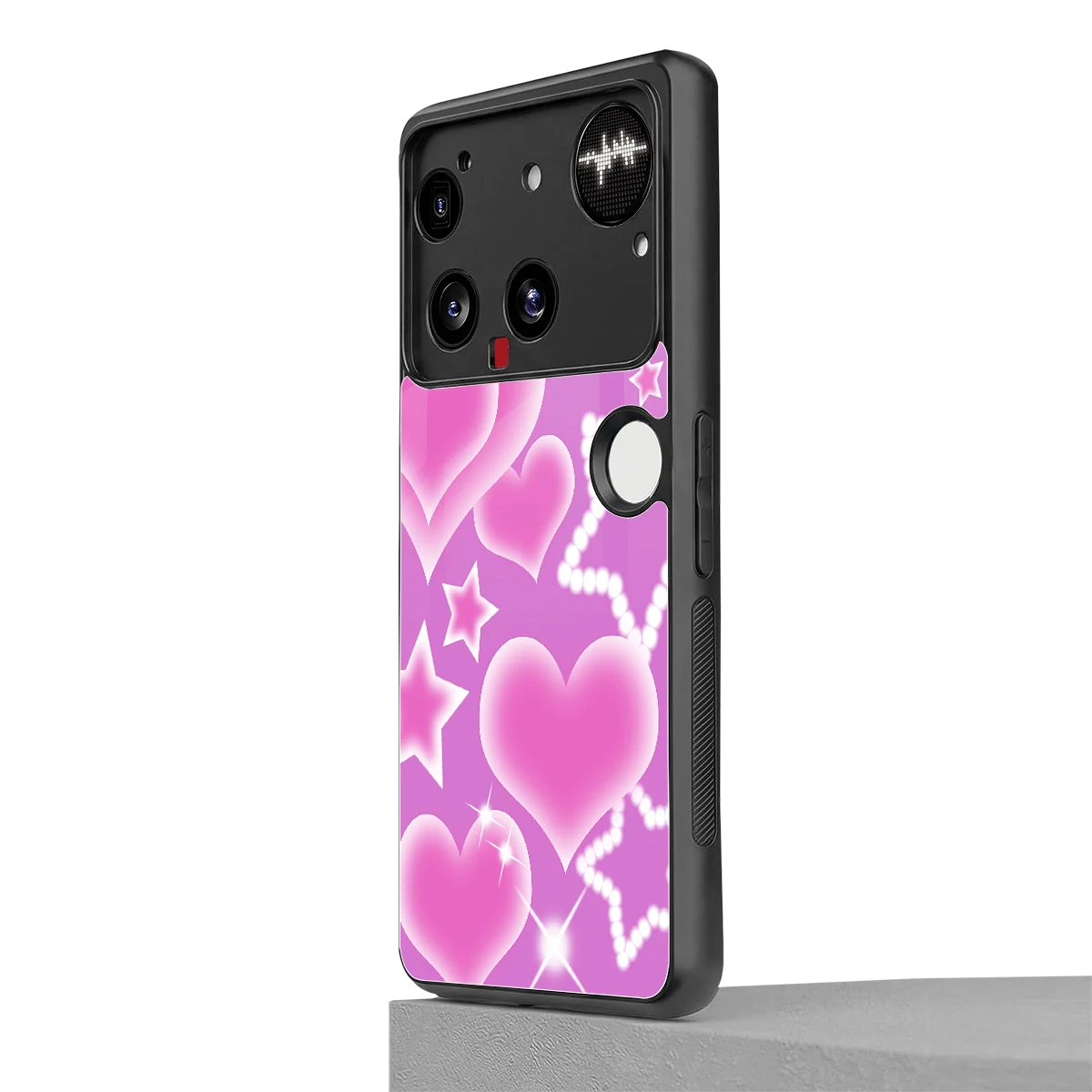 Pink Celestia nothing phone 3 mobile cover | shockproof glass phone case
