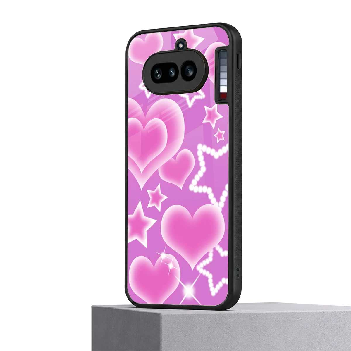 Pink Celestia nothing phone 4a mobile cover | shockproof glass phone case