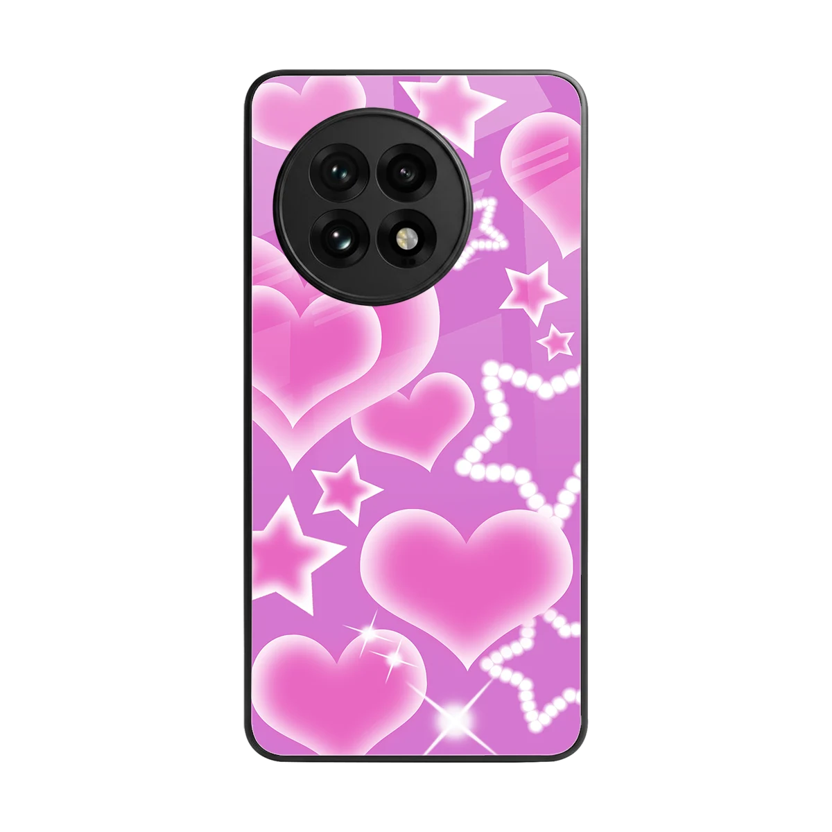 Pink Celestia back phone cover | glass case for oneplus 13r