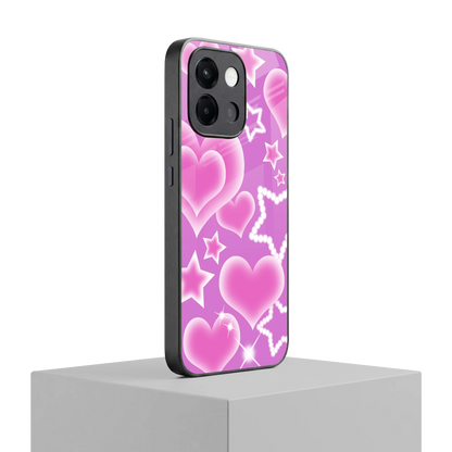 Pink Celestia oneplus 13s mobile cover | shockproof glass phone case