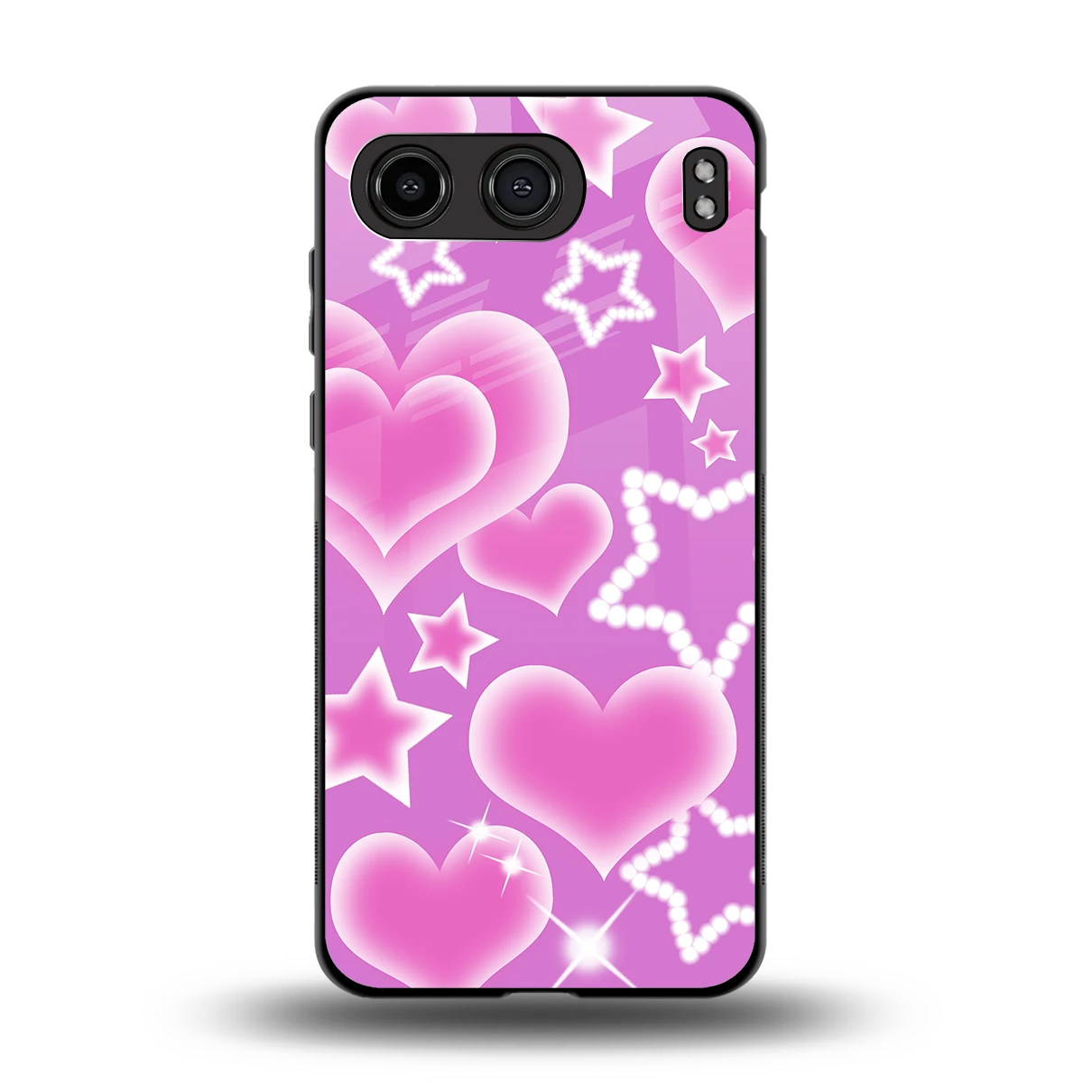 Pink Celestia back phone cover | glass case for oneplus nord 4