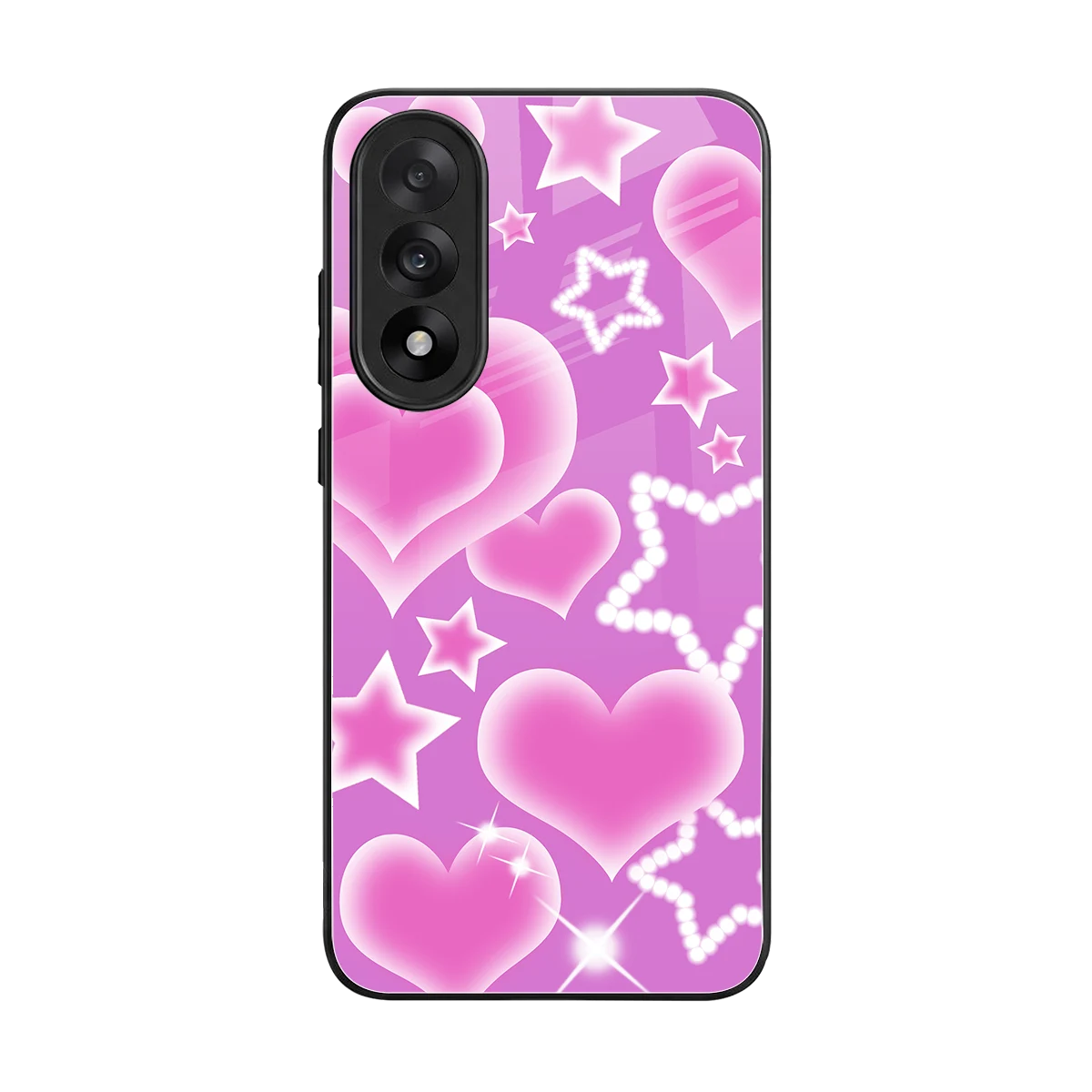 Pink Celestia back phone cover | glass case for oneplus nord 5