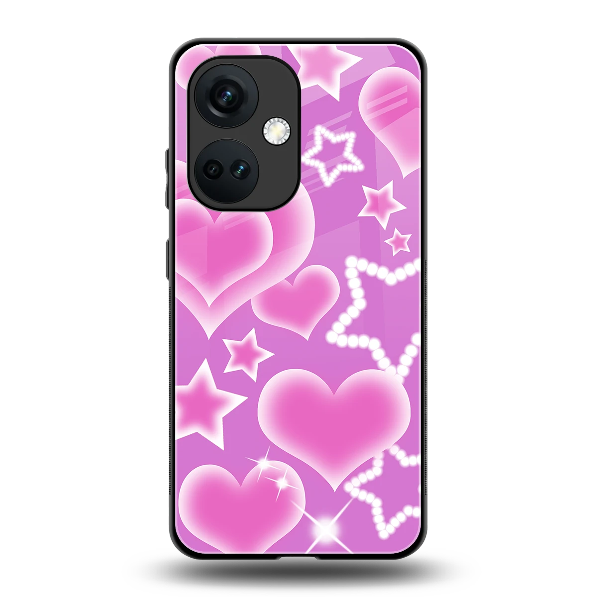 Pink Celestia back phone cover | glass case for oneplus nord ce 3