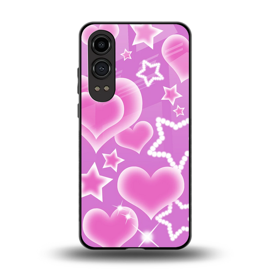 Pink Celestia back phone cover | glass case for oneplus nord ce 4 lite