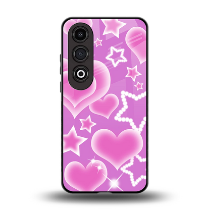 Pink Celestia back phone cover | glass case for oneplus nord ce 4