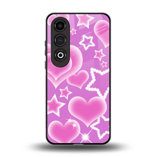 Pink Celestia back phone cover | glass case for oneplus nord ce 4