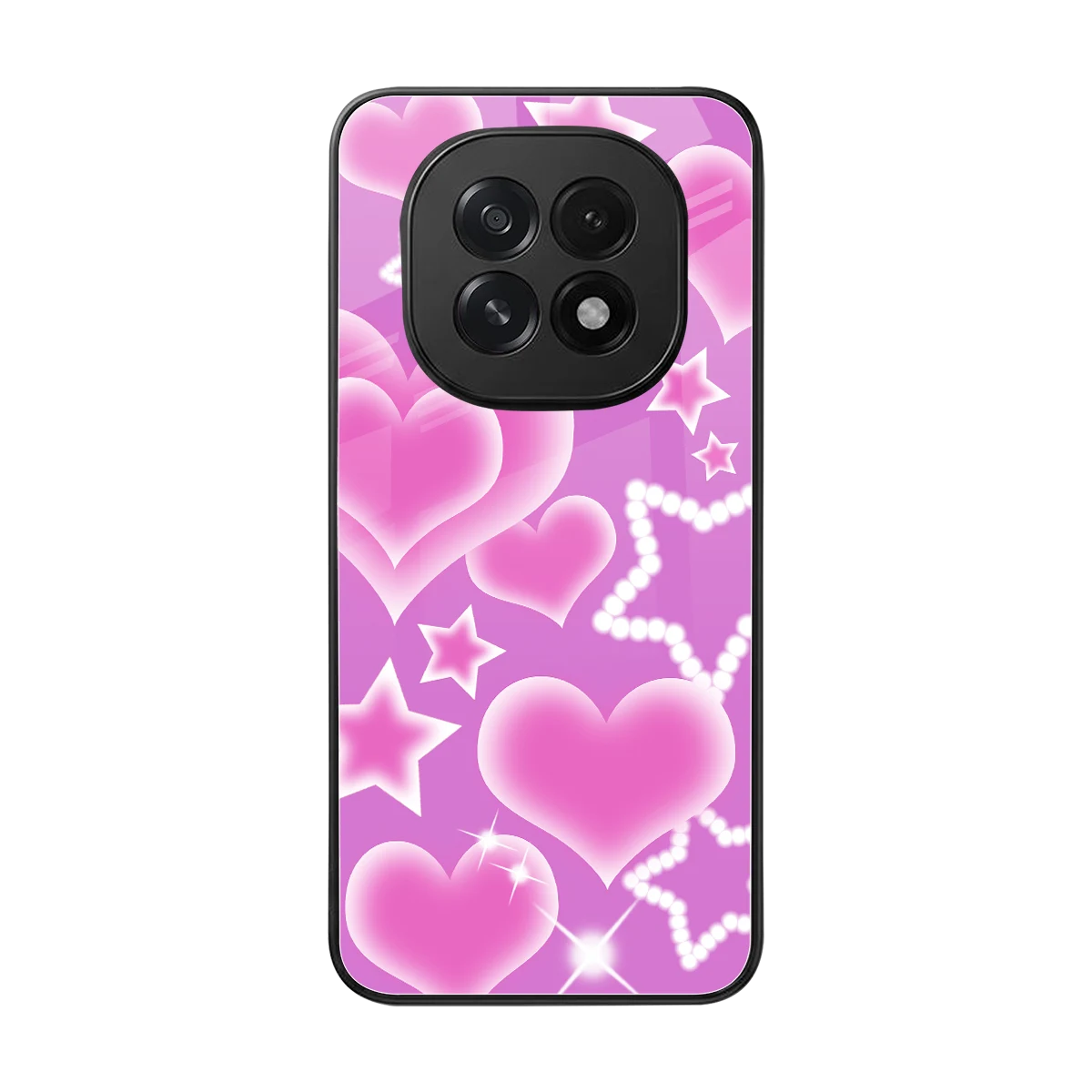 Pink Celestia back phone cover | glass case for oppo f29 5g